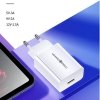 USAMS Ładowarka sieciowa 1xUSB T22 18W 3A QC3.0+ kabel USB-C 1m biały/white (T48) T48OCLN01
